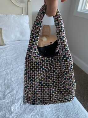 Anthropologie - Crystal-Embellished Multicolor Women’s Handbag, NWT